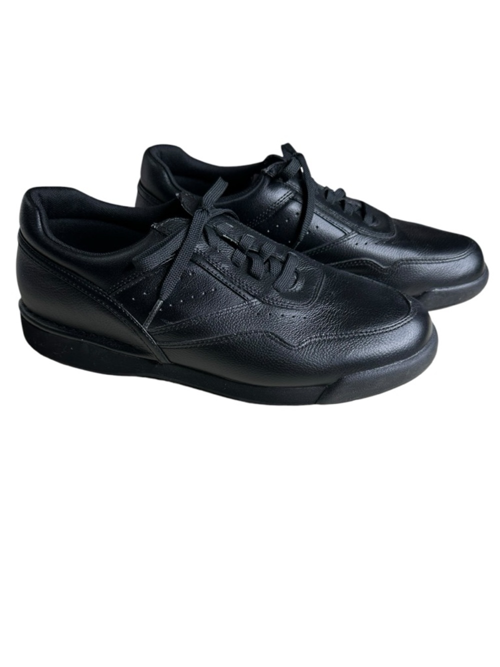 ROCKPORT M7100 Pro-Walker Men’s Black Leather LaceUp Walking Shoes. Size 10 Wide